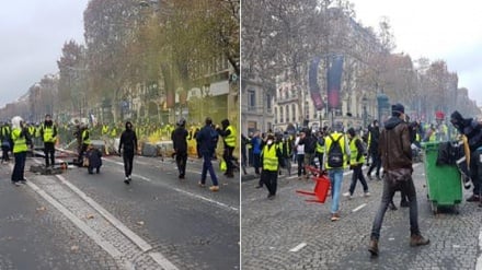 Video: Reprimen en París protestas de ‘chalecos amarillos’