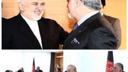 Zarif se reúne con líderes afganos en Suiza