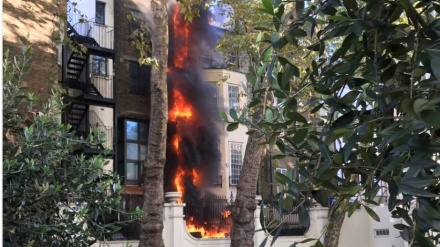 Shpërthen zjarri pranë Ambasadës Saudite në Londër