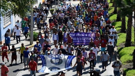 Migrantes de la caravana piden ayuda a la ONU