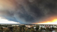 米カリフォルニア州の山火事