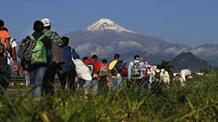 Caravanistas centroamericanos comienzan a llegar a Ciudad de México