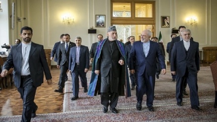دیدار مقامات افغانستان با وزیر امور خارجه ایران