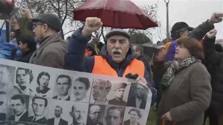 Spain: Antifascist groups protest Franco exhumation at Valley of the Fallen