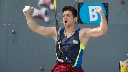 クライミングのイラン人選手が、２０１８年の世界最速のクライマーに