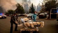 米カリフォルニア州の山火事