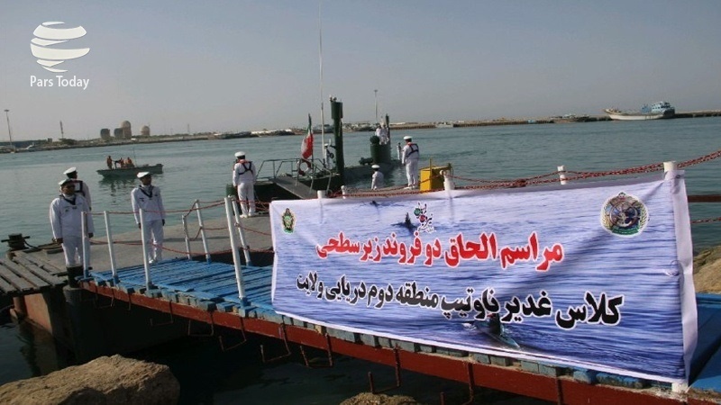 الحاق دو زیر دریایی به ناوگان دریایی ارتش ایران