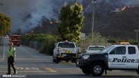 米カリフォルニア州の山火事