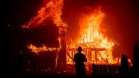 米カリフォルニア州の山火事