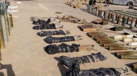 Teröristlerden kalma ABD yapımı füzeler ve silahlar bulundu 