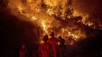 米カリフォルニア州の山火事
