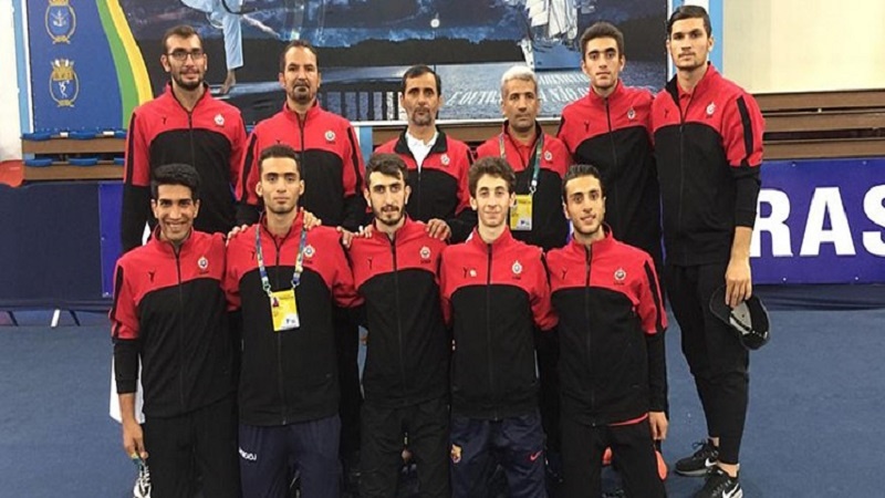 قهرمانی تیم تکواندوی ایران در مسابقات ارتش های جهان 