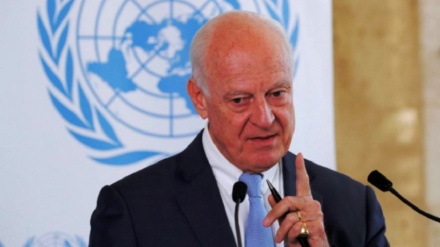 דה מיסטורה משבח מאמצי איראן רוסיה וטורקיה בנוגע לסוריה