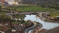 イラン中部ヤズド州バーフグ　アーブシャール公園
