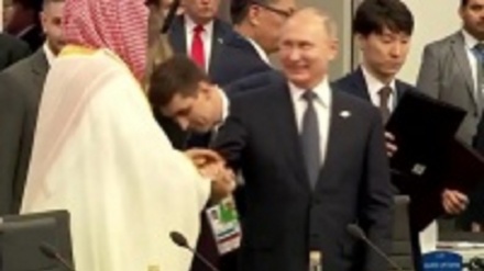 Муҳаммад бин Салмон ва Путиннинг самимий аҳвол сӯрашишлари (ВИДЕО)