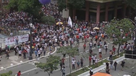 People protesting pension reforms clash with police in Brazil’s Sao Paulo