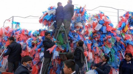 Nepalese raise awareness about global plastic waste crisis