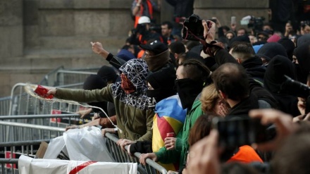 Masivas concentraciones y protestas en Cataluña contra reunión con Gobierno central+fotos