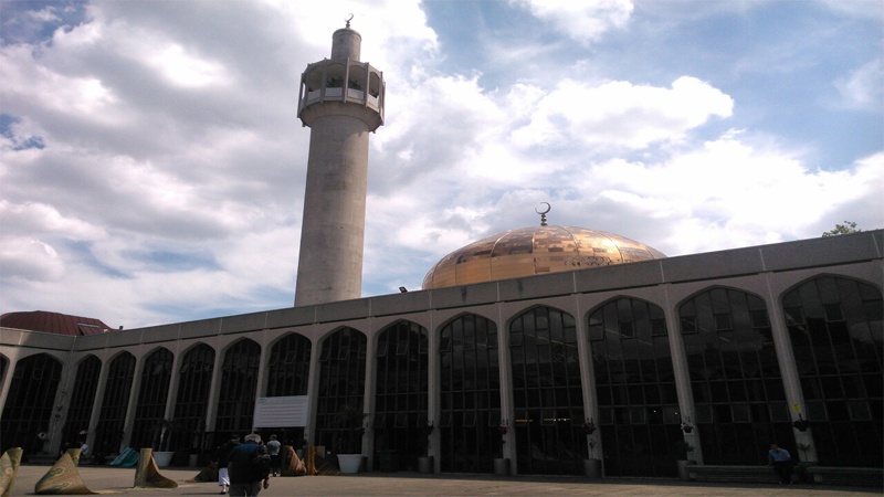 The London Central Mosque and Islamic Cultural Centre (ICC).