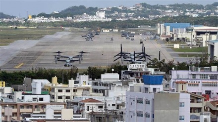 日本政府が、普天間飛行場の辺野古移設計画の実施を主張