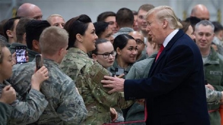 Trump meets US troops in Germany after Iraq visit