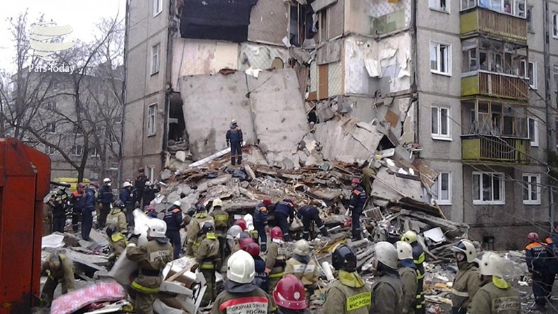 شمار قربانیان انفجار گاز در  روسیه به 26 نفر رسید