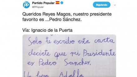 El Gobierno llevará a la Fiscalía un tuit del PP con un vídeo que pedía la muerte de Pedro Sánchez