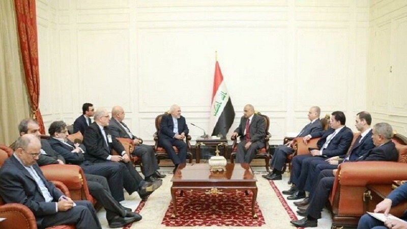  تاکید وزیر امور خارجه ایران و نخست وزیر عراق بر گسترش روابط 