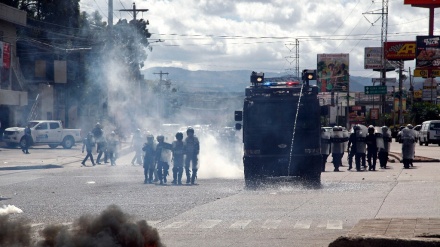 Reprimen protestas ciudadanas contra el Gobierno en Honduras