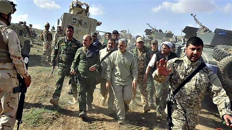 Syahid Soleimani di tengah pejuang muqawama
