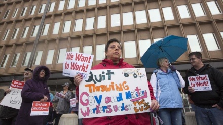 En EEUU salen a calles contra el cierre del Gobierno(fotos+video)
