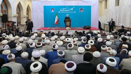 イラン大統領、アメリカに向けて、「革命40周年記念日を街頭で祝う」