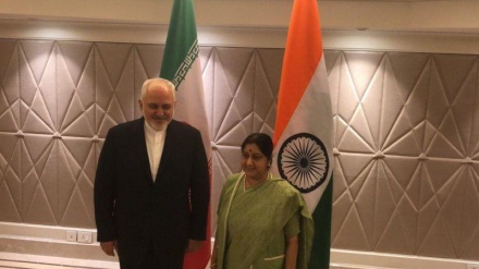 שר החוץ זריף נועד עם מקבילתו ההודית