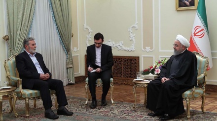 İroni prezident bə Fələstinıjon miyono vəhdəti əhəmmiyət təkidış ka.