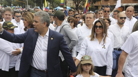 Marcia contro terrorismo in Colombia