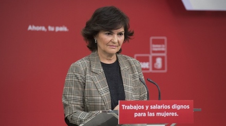 Carmen Calvo defiende el diálogo como la única forma de resolver la crisis catalana