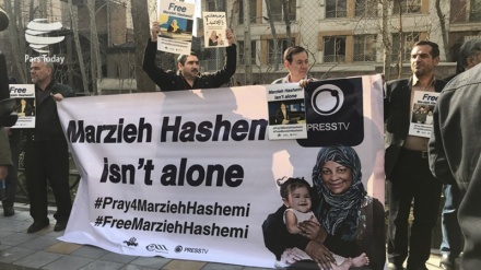 Colegas de Hashemi se manifiestan frente a sede de ONU en Teherán(Video+fotos)