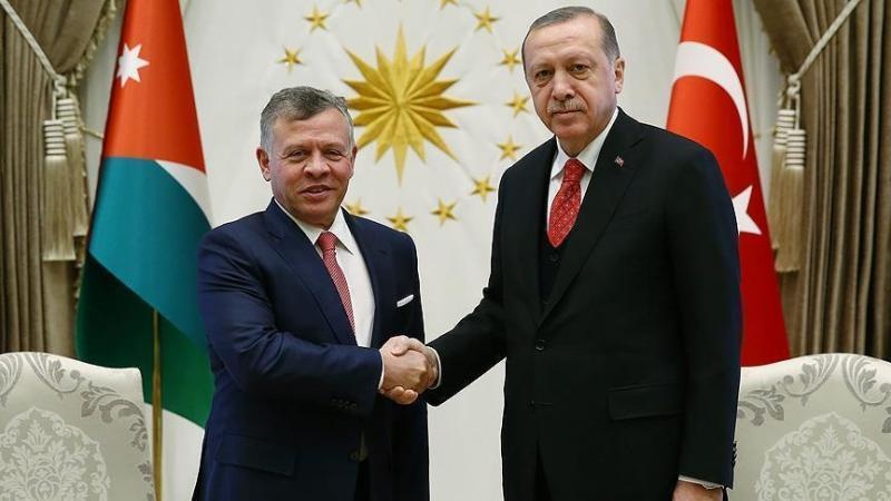 Erdoğan ve 2. Abdullah  Suriye buhranının siyasi yoldan  çözümüne vurgu yaptılar 