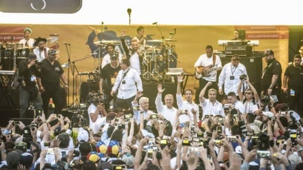 Golpista Guaidó cruza a Colombia para pedir ayuda de EEUU