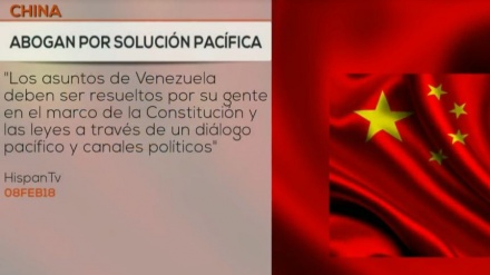 Gobierno de China aboga por una salida pacífica en Venezuela+Video