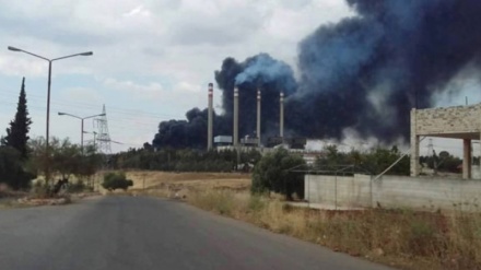 Terroriston bə Suriyə Həmah elektrik stansiya hucum.