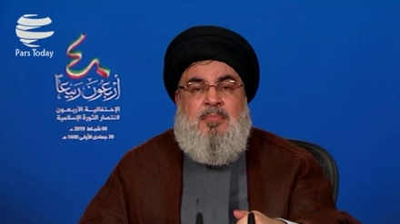 Líder de Hezbolá elogia logros de Revolución Islámica de Irán+video