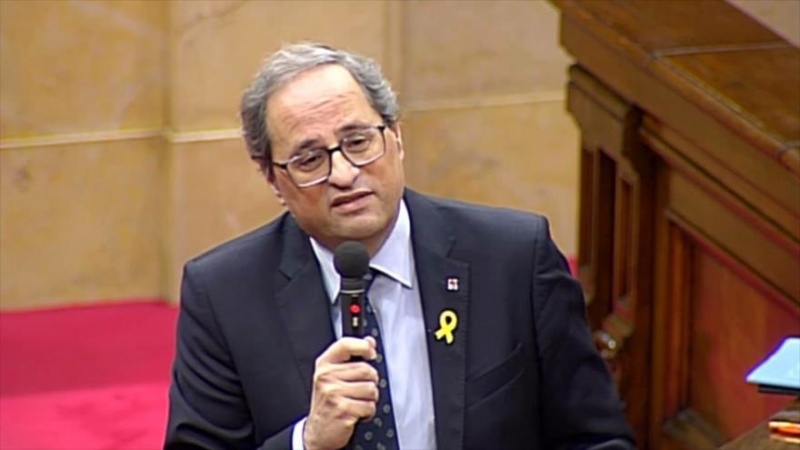 Justicia catalana imputa a Quim Torra por ‘desobediencia’