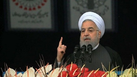 Həsən Ruhani: İron de məntəğə kişvəron səmimanə əloğəon tələb kardedə; Amerkə sanksiyaon məğlub bəbe.