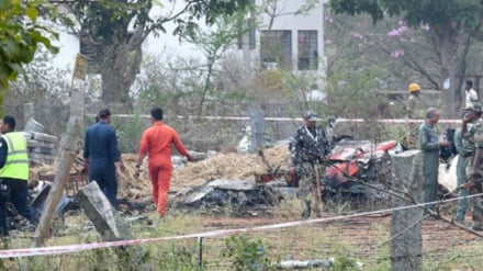 印度空军飞行表演队2架飞机坠毁