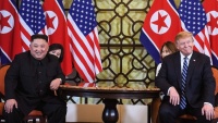 トランプ大統領とキム委員長