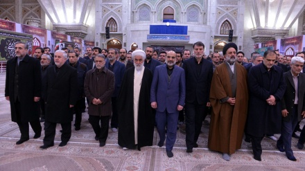 تجدید میثاق مدیران سازمان صدا و سیمای ایران با آرمان های امام خمینی(ره) + تصاویر