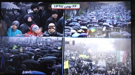 En todo Irán marchan para celebrar aniversario de victoria la revolución islámica II(Video+Fotos)