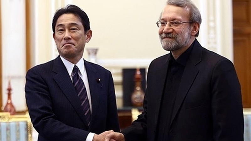 Shinzo Abe dan Ali Larijani