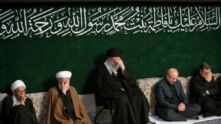 De Yolə Rəhbəri iştiroki Həzrəte Fatimə(s) əzodorəti dıminə şəv